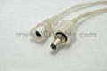 Transparent Waterproof DC Power cable