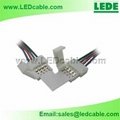 Solderless LED Strip Connector
