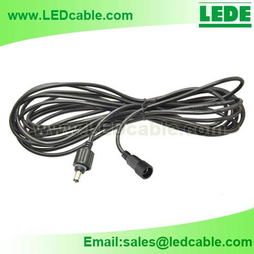 Transparent Waterproof DC Power cable 5