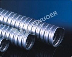 Galvanized metal flexible pipes