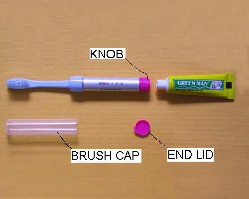Refillable toothbrush 2