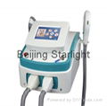 shr ipl equipment with two ipl handpiece