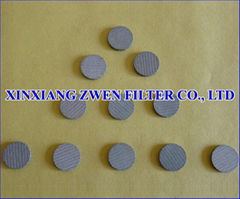 Sintered Mesh Filter Disc 