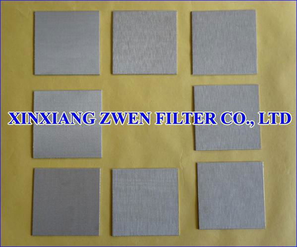 Sintered Mesh Filter Sheet 