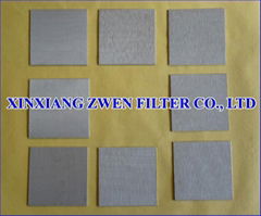 Sintered Mesh Filter Sheet