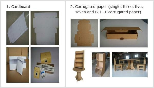 corrugated board carton box Graphic Design mock up cutter machine