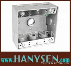 Single Gang Aluminum Electrical Switch Box