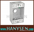 Single Gang Aluminum Electrical Switch Box 4