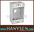 Single Gang Aluminum Electrical Switch Box