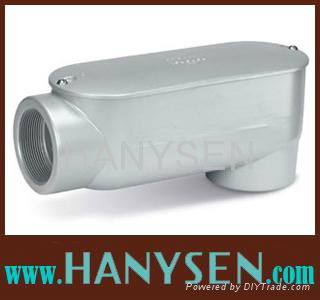 LL Type Aluminum Threaded rigid conduit body 2