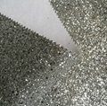 Glitter synthetic leather