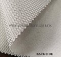 Warp-knitted closed mesh fabric bonded with nonwoven for shoes 2