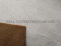 Polyester suede fake leather sofa fabric 5