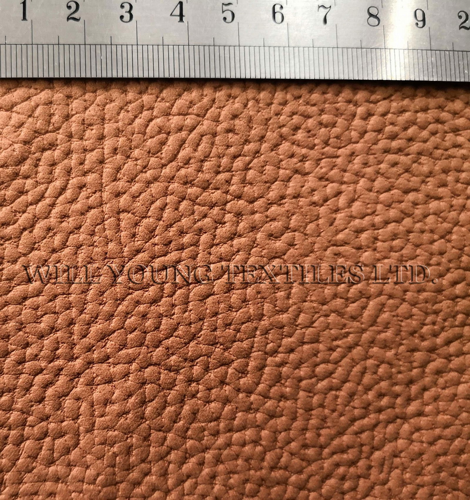 Polyester suede fake leather sofa fabric 4