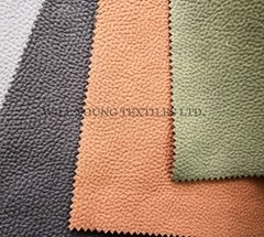 Polyester suede fake leather sofa fabric
