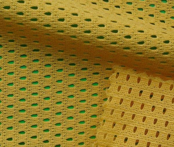 Warp knitted mesh fabric (for garment lining)
