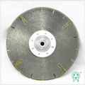 Electroplated diamond blade Reinforcing rib M14 Flange connected