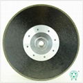 Electroplated diamond saw blade single side star cut-off wheel with M14 flange