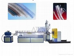 PVC Foil with wire round Flexible duct machine
