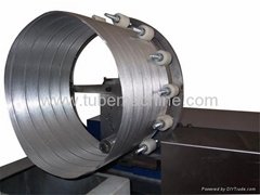 Automatic spiral flexible aluminum foil duct machine