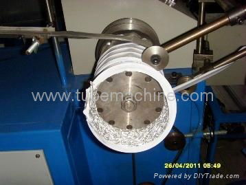 with steel wire reinforcement of aluminum foil duct machine ATM-600A