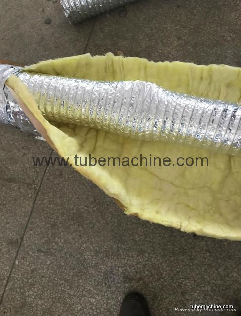 with steel wire reinforcement of aluminum foil duct machine ATM-600A 5