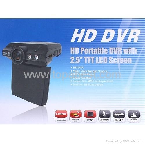 720P HD CAR DASH VIDEO CAMERA RECORDER DVR 64GB 2.5" TA04 4
