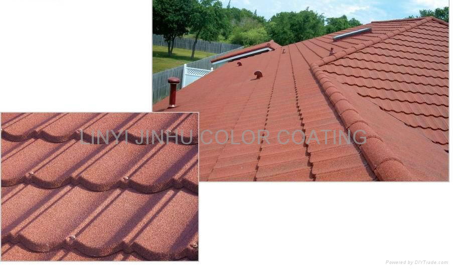 STONE CHIP COATED STEEL ROOFING TILE 3