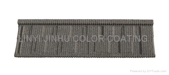 STONE CHIP COATED STEEL ROOFING TILE
