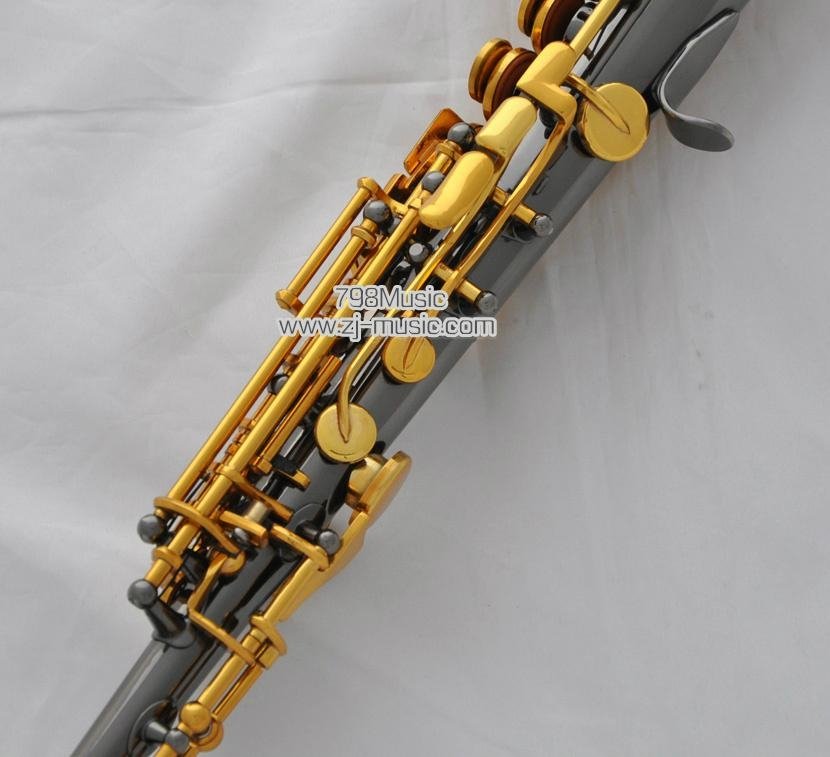 Professional Black Nickel Eb Sopranino saxophone sax low Bb to high E With Case 3