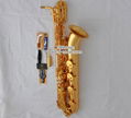 Support Professional Gold Baritone Saxophone Sax High F#  1