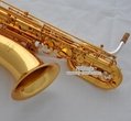 Support Professional Gold Baritone Saxophone Sax High F#  4