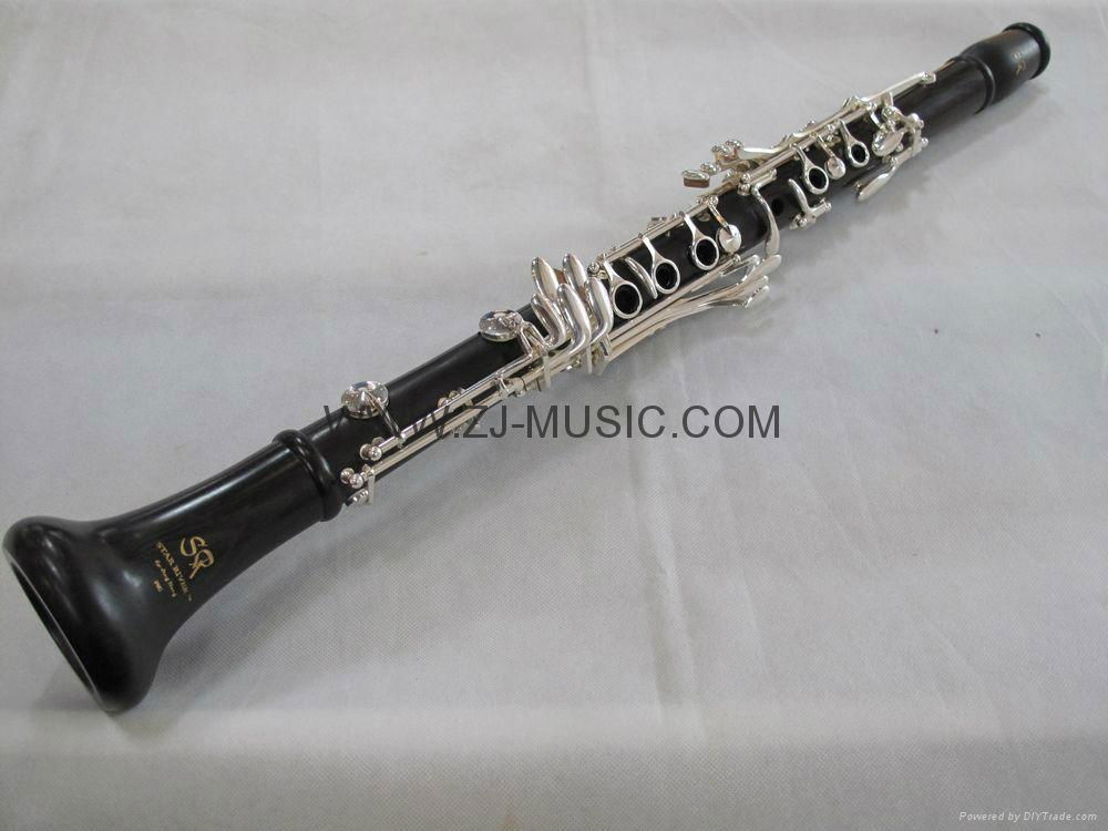 NEW Grenadilla wood wooden Ebony Bb Clarinet-19 Keys 5