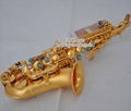 Professional Satin Gold Curved Soprano