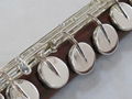 Professsional ALTO Flute-Silver Plated-Rose Wood Wooden-G Key 2