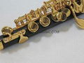 Concert Professional Piccolo-Gold Plated Keys-Grenadilla Black Wood Wooden 3