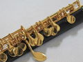 Concert Professional Piccolo-Gold Plated Keys-Grenadilla Black Wood Wooden 4