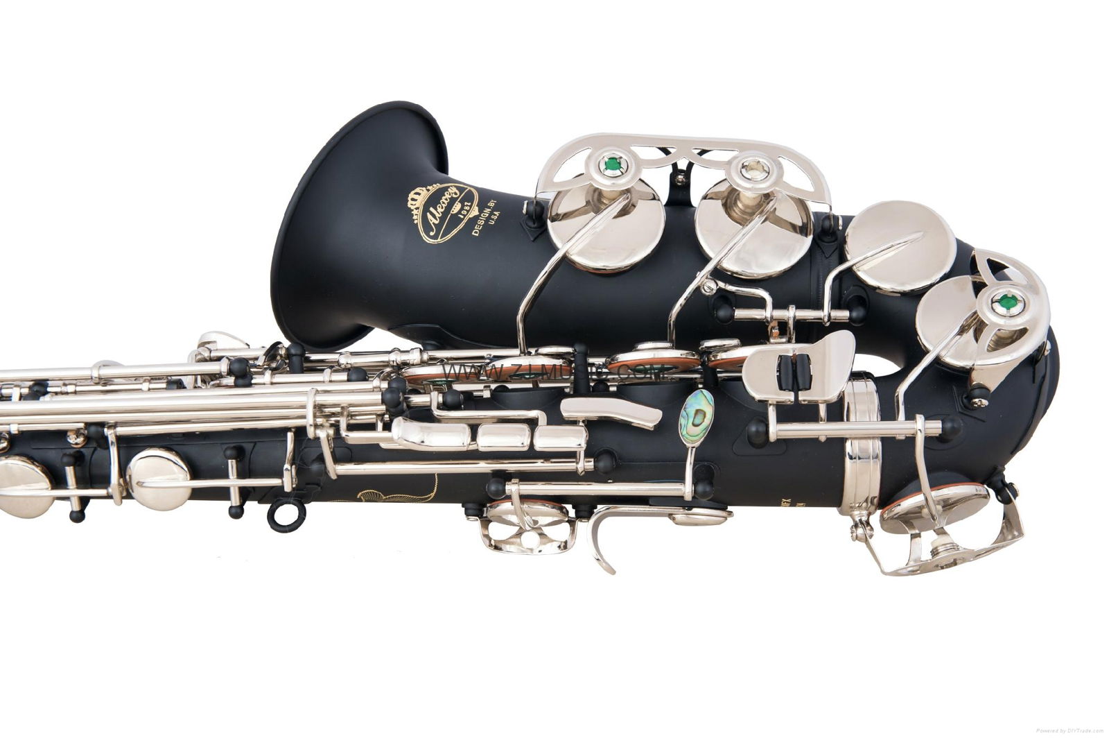 NEW Professional Eb Saxophone Matte Black Sax High F# Abalone Shell Key 5