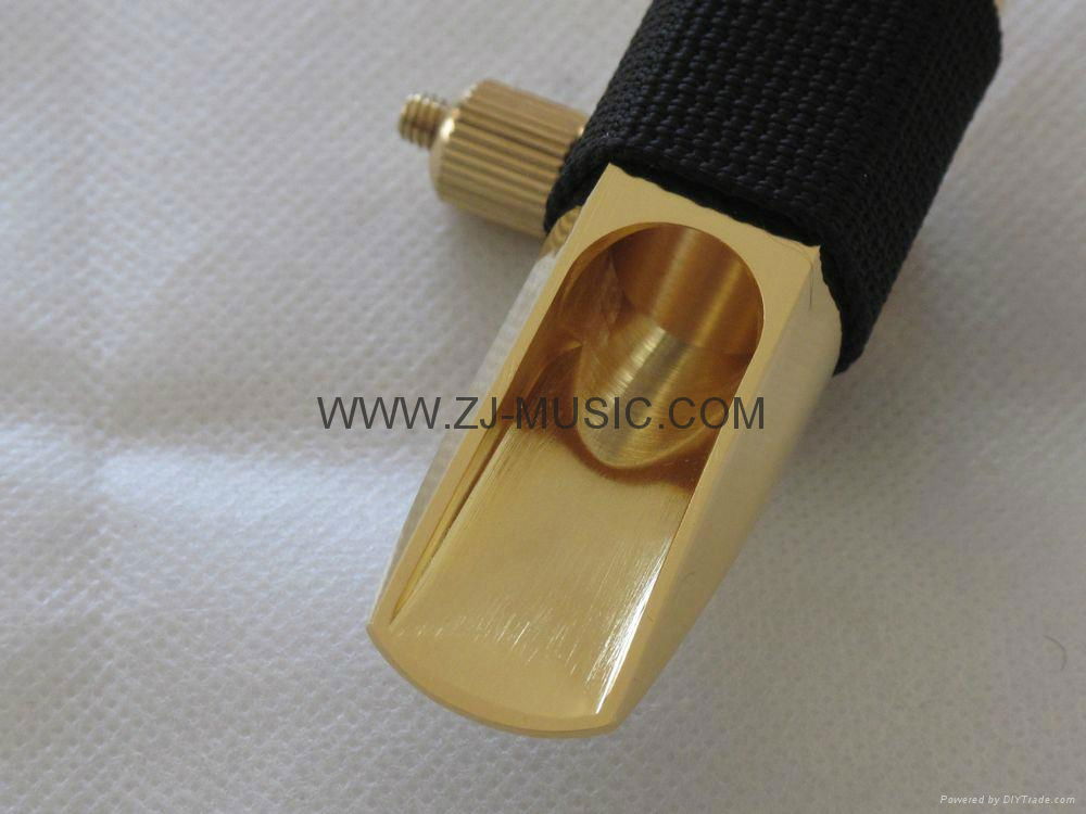 Professional Metal Mouthpiece Bb Soprano Saxophone Mouthpiece Gold Plated