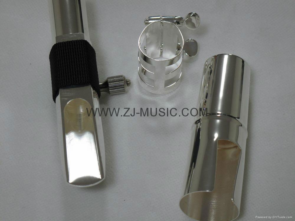 Professional Metal Mouthpiece Bb Tenor Saxophone Mouthpiece Silver Plated