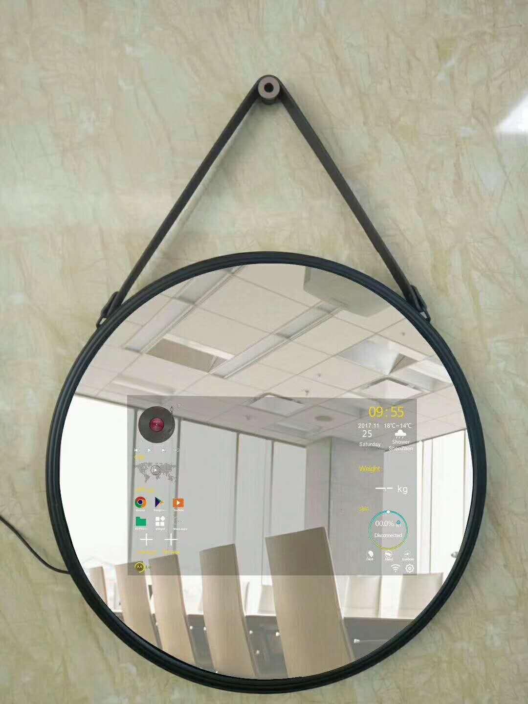 Hotel Bathroom Framless LED Backlit Mirror with Infrared Sensor 2