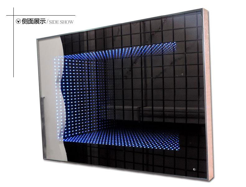 LED Infinity Mirror 3D illuminated 3