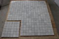 White mosaic/square/marble mosaic/wall/wall mosaic/bathroom/kitchen