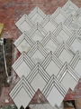 Mosaic/Marble mosaic/water jet/white/wall mosaic