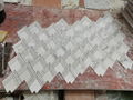 Mosaic/Marble mosaic/water jet/white/wall mosaic