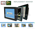 LCD Replacement Monitor For MITSUBISHI MOMOCHROME & COLOR INDUSTRIAL MONITOR 