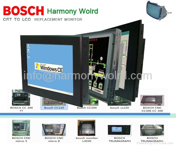 TFT Monitor For BOSCH CC300 CC-300 BOSCH CC-300-TT CC300 CNC TRUMAGRAF CC-300-M  1