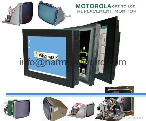 Motorola Monochrome CRT-LCD Replacement monitor TTL /COMPOSITE INPUT 1