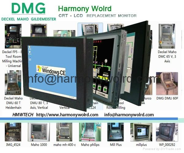 8.4″ TFT LCD monitor is a replacement for Deckel Contour 1/2/3 Dialog 1/2/3/4 