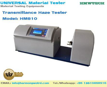 Transmittance Haze Tester  Luminous Transmittance of Transparent Plastic Tester